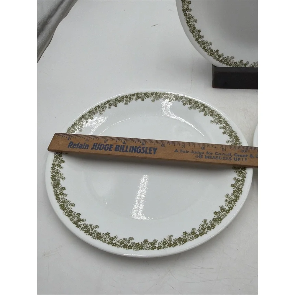 Vtg Set Of 3 Corelle Spring Blossom Crazy Daisy 10 1/4